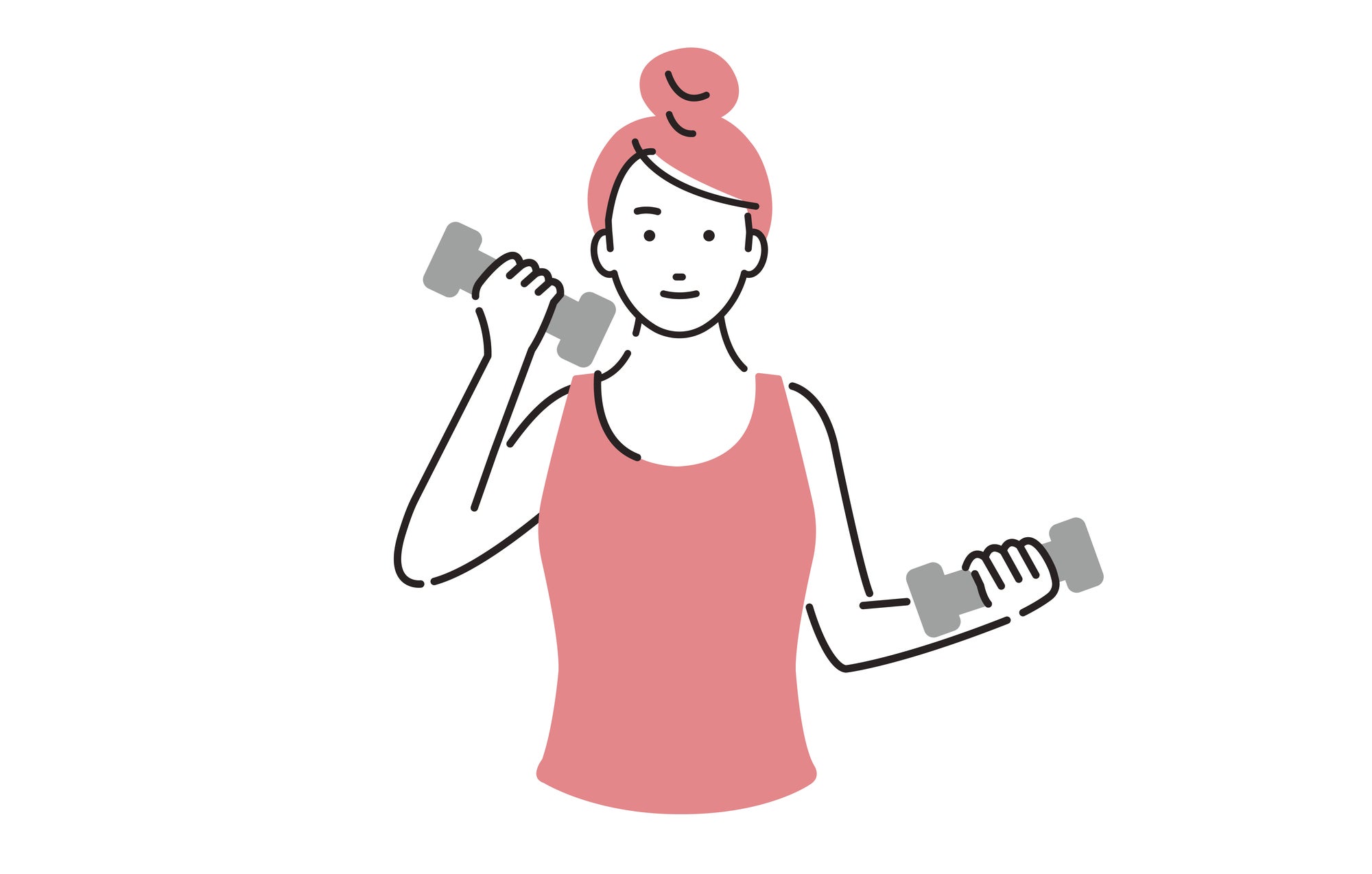 筋力UPのイラスト
