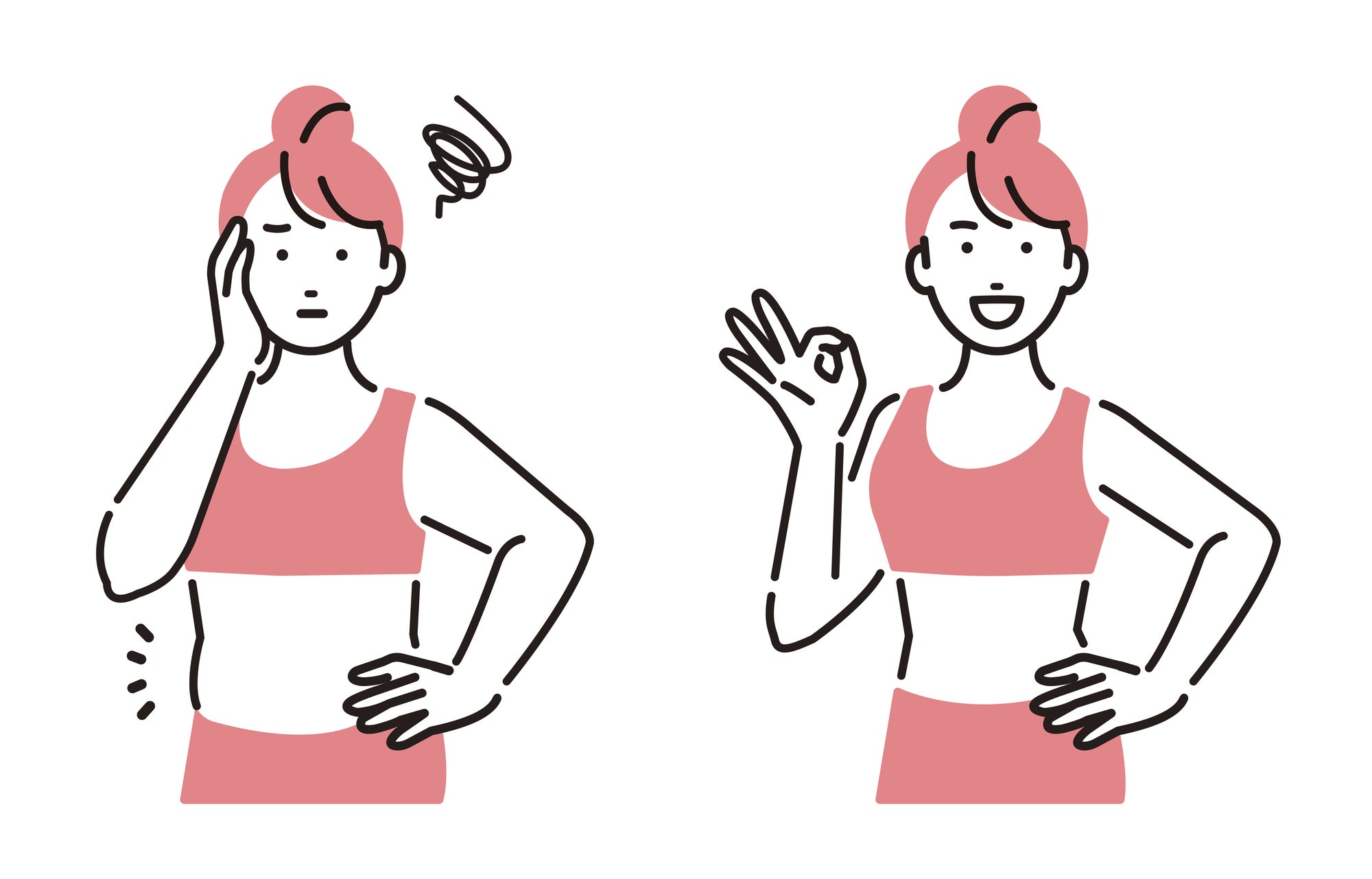 ダイエットのイラスト