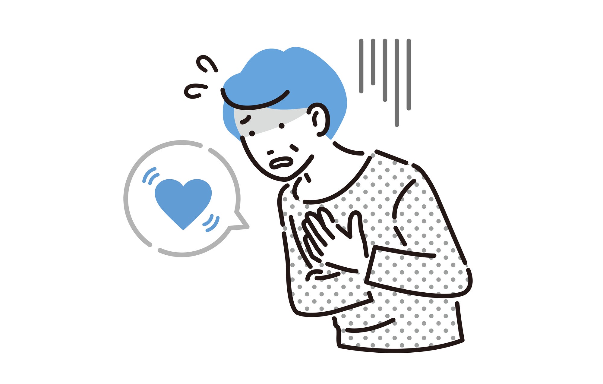 健康上のリスクのイラスト